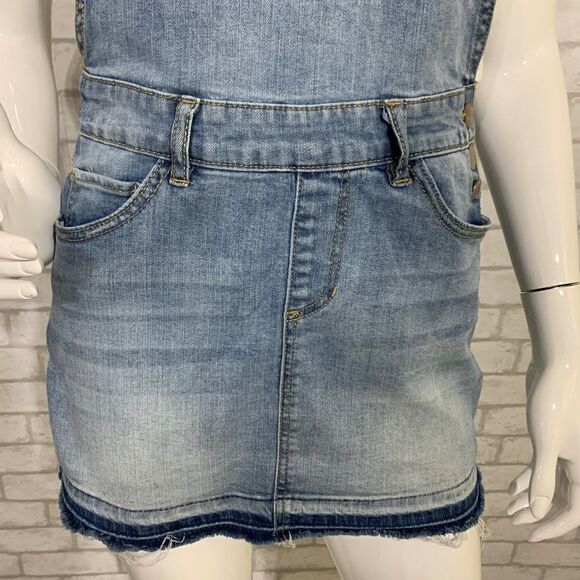 Dollhouse bibbed overall jumper dress - 5 - Picture 6 of 8